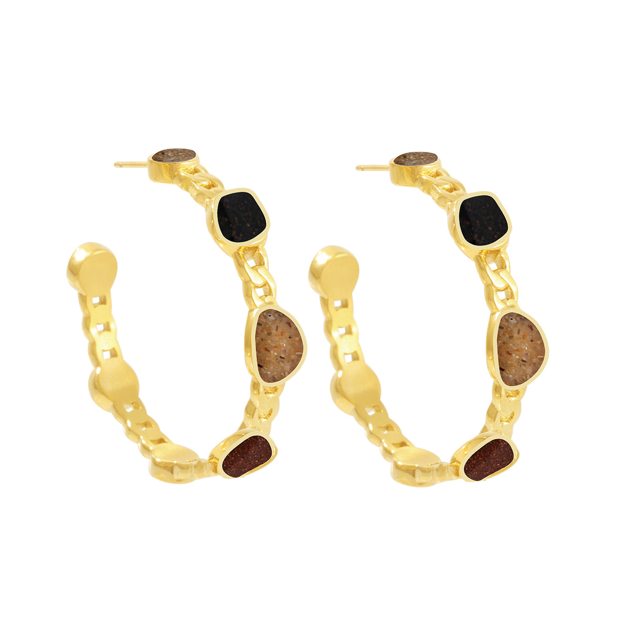 Mia Tierra Hoop Earrings