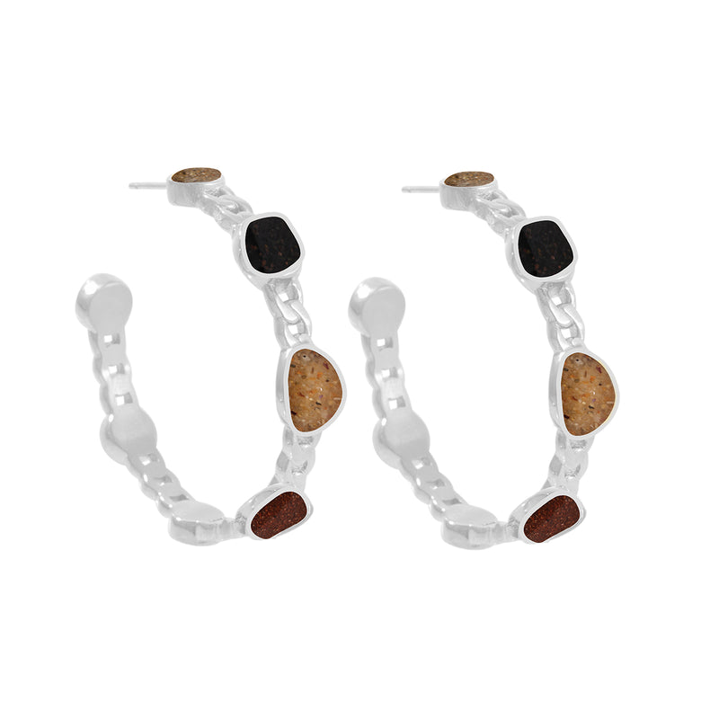 Mia Tierra Hoop Earrings